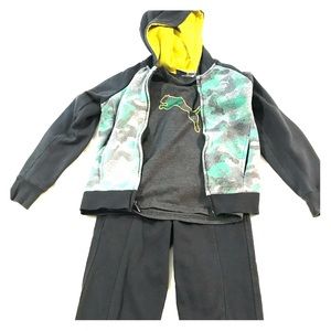 Puma boys 3 piece sweats set